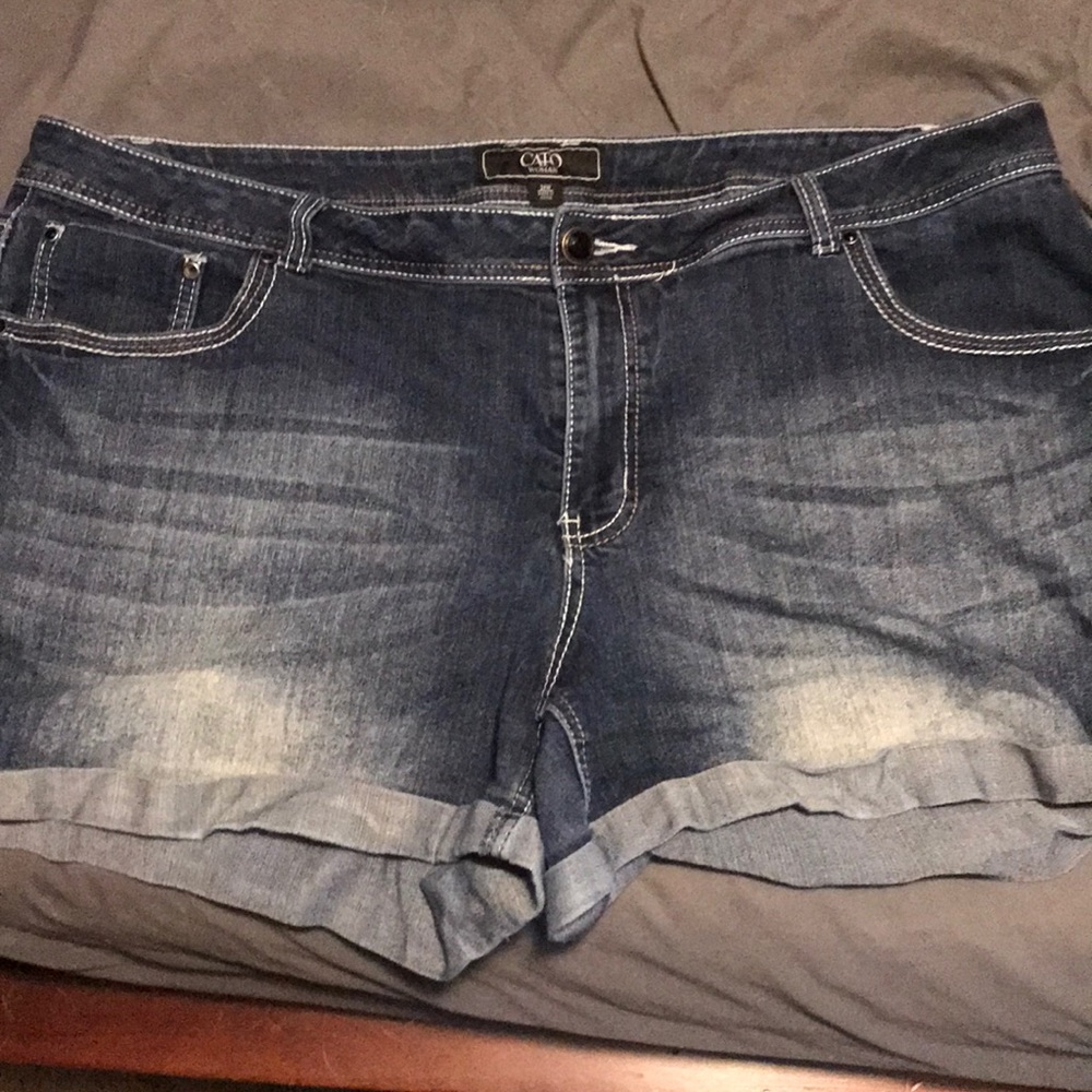 Cato Denim Shorts size 24W